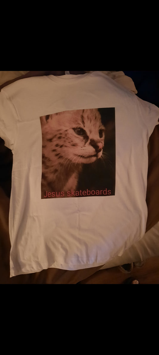 Short sleeve shirts-Tanglefoot the Kitten